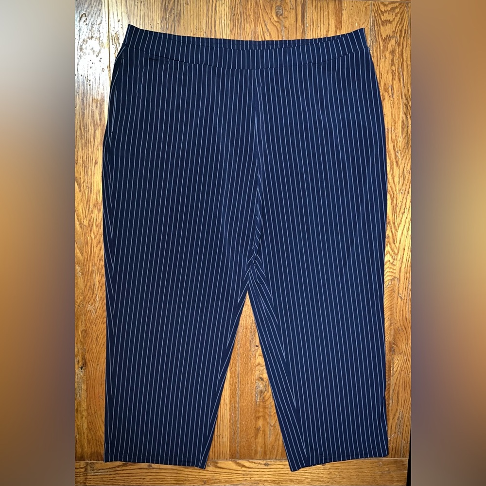 Susan Graver Regular Printed Liquid Knit Pull-On Wide-Leg Pants- Size 1XP - Picture 2 of 12